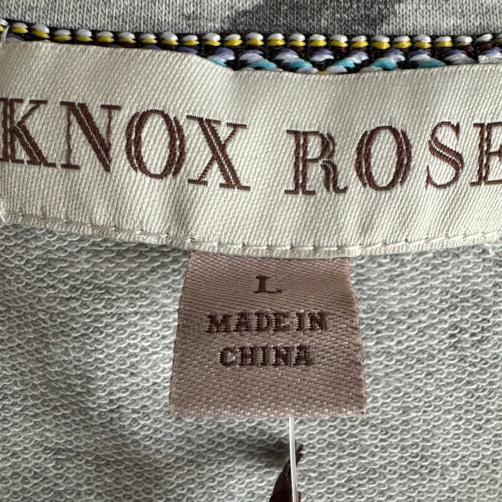 Sonoma Maroon Hoodie With Knit Sleeves Size XL - Picture 6 of 6